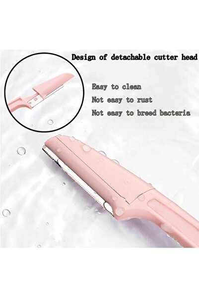 Arabest 15-Pack Eyebrow Razor for Women, Foldable Dermaplane Tool for Face Pe...