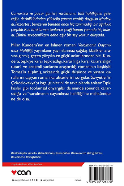 CAN Varolmanın Dayanılmaz Hafifliği