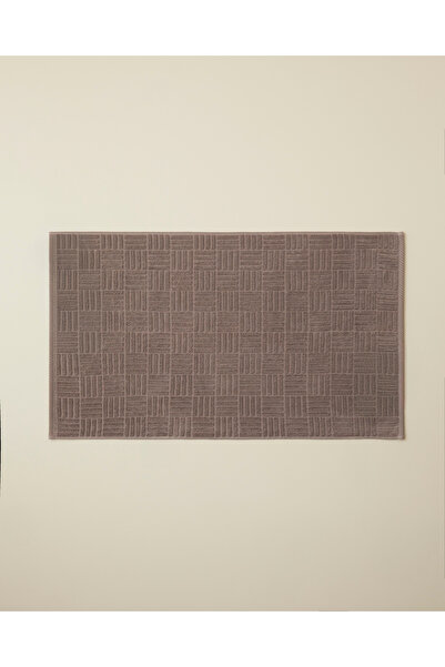 English Home Panera Pamuk Ayak Havlusu 50x85 cm Sisli Kahve