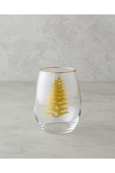 English Home Glitter Glass 3-Piece Glass Set 350 ml Gold