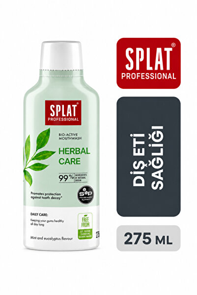 Splat Professional Serisi Şifalı Bitkiler Ağız Çalkalama Suyu 275 ml.