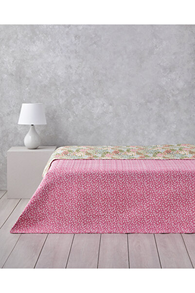 English Home Blossom Bouquet Çift Kişilik Çok Amaçlı Örtü 200x220 cm Pembe