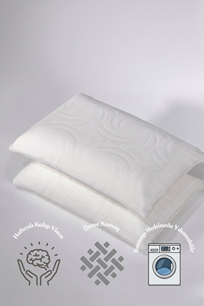 YONCA SLEEP ViscoEco Hafızalı Visco Yastık 60x40 cm Beyaz - 1 Adet