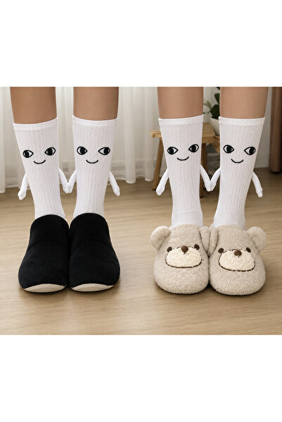 CARNAVAL SOCKS 2'li El Ele Tutuşan Sevgili Çorabı