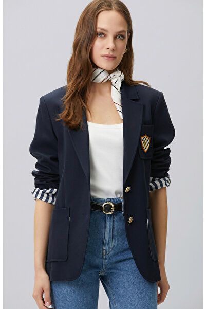 Network N-Green Lacivert Blazer Ceket
