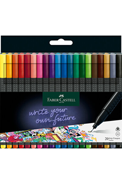 Faber Castell Faber-Castell Grip Finepen 0,4 mm 20'li 151620