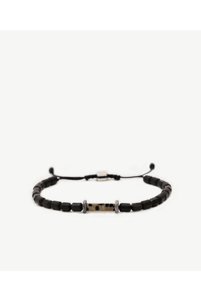 Yargıcı Natural Stone Detailed Hematite Bracelet