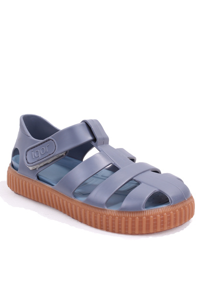 IGOR S10291 Sandale ortopedice zilnice Nico Caramelo Blue pentru băieți