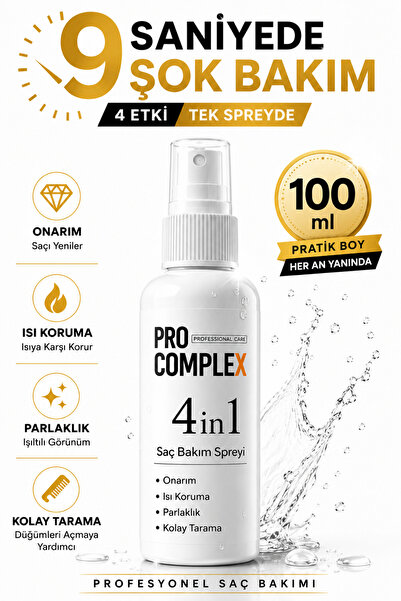 GROVİNG HAİR all in one 4in1 Durulanmaz Saç Bakım Spreyi 100ml Onarıcı, Parla...