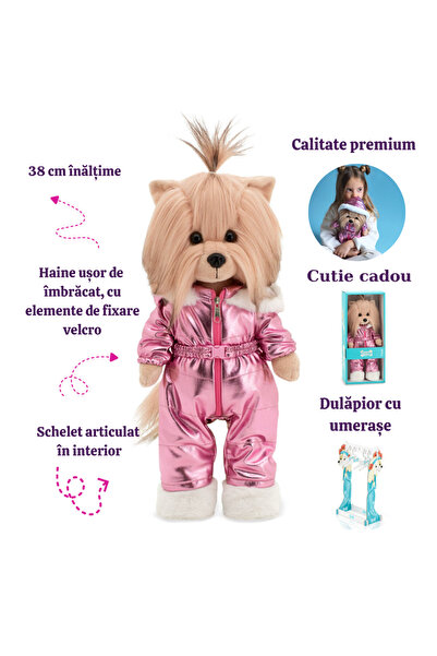 Orange Toys Lucky Yoyo în Drumeție – Căţeluşă de Pluş Premium Lucky Doggy, 38...