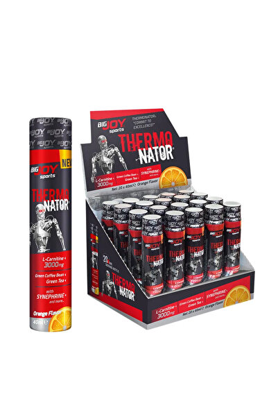 Bigjoy L-karnitin Thermo Nator Portakal Aromalı 40ml×20 Ampul 3000 Mg L-carni...