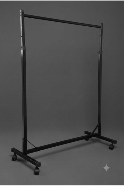 Modern Raf Tekli Ayarlı Boyalı Askılık 100 Cm