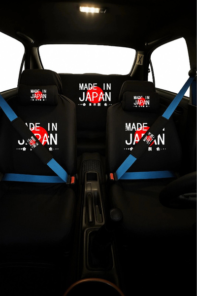 TKY Tasarımı Kendin Yap Made in Japan 8 Piece Auto Seat Service Cover Set (Fr...