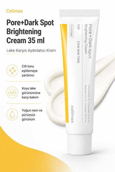 Celimax Pore+Dark Spot Brightening Cream - Leke Görünümü Karşıtı Aydınlatıcı ...