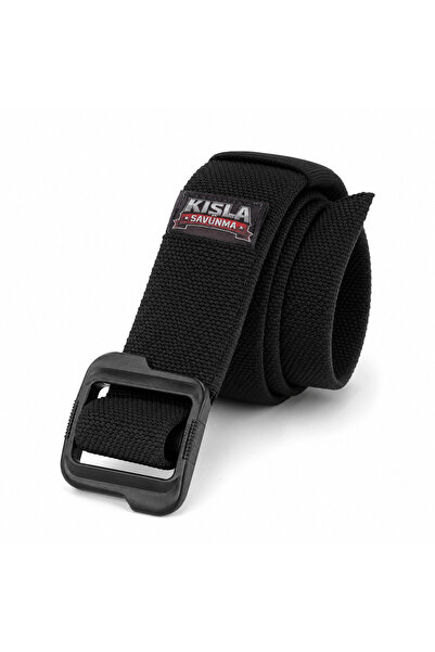 Kışla Savunma Dayanıklı Sık Dokuma Outdoor Taktik Kemer Plastik Tokalı