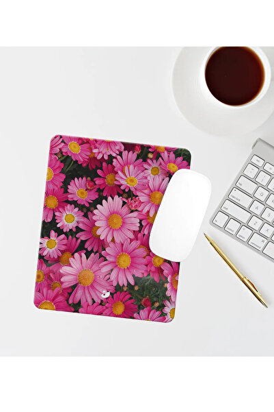 Özer Store Ορθογώνιο Mouse Pad με Floral Wrist Support Mouse Pad