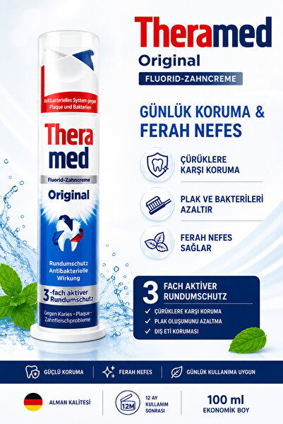 Theramed معجون أسنان فلوروري أوريجينال فعال 100 مل