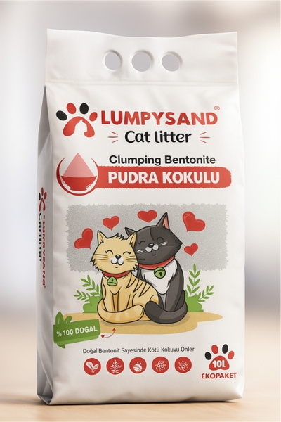 lumpysand Bebe Pudralı Kokulu Ince Taneli Kedi Kumu 10 Lt