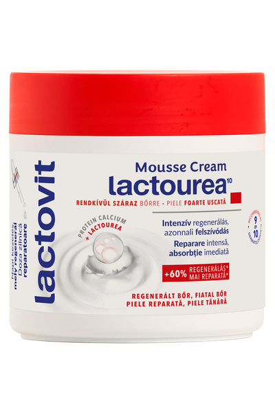 Lactovit Spumă hidratantă pentru ten uscat, Lactovit, 400 ml