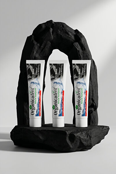 Organicadent Aktif Karbonlu Doğal Diş Macunu (3'lü Paket)