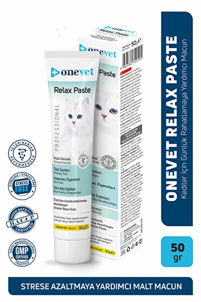 OneVet Kedi Maltı 50 Gr Relax Paste Rahatlatıcı Malt Macunu