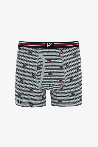 Penti Men's Red Dots Polka Dot Patterned Organic 3-Piece Boxer