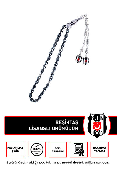 Beşiktaş BEŞİKTAŞ FASETLİ HEMATİT TESPİH