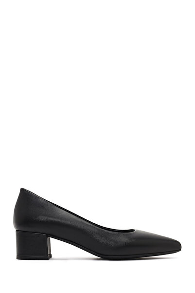 Derimod Pantofi din piele cu toc gros pentru femei Flex 25AFD380718