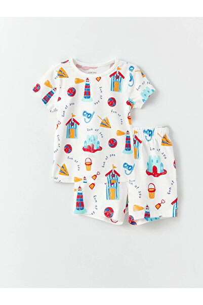LC Waikiki LCW Baby Baby Boy set pidžama sa šortama - sa printom