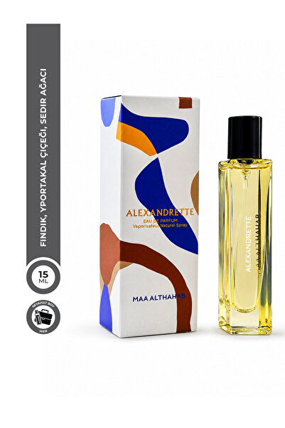 Maa Althahab Alexandrette EDP Cep Boyu 15 ml Erkek Parfüm
