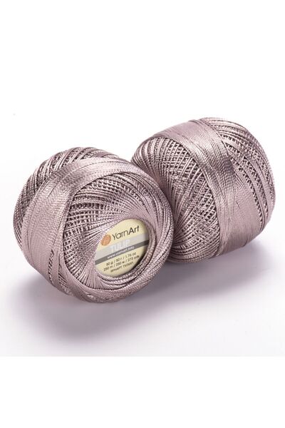 Yarnart Tulip - Ață de dantelă strălucitoare Culoare piatră-438