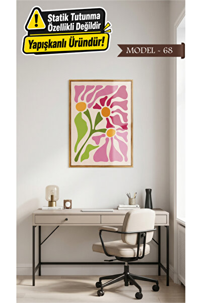 Akıllı Kağıt Glass-Look Adhesive Table Flower (Model- 68)