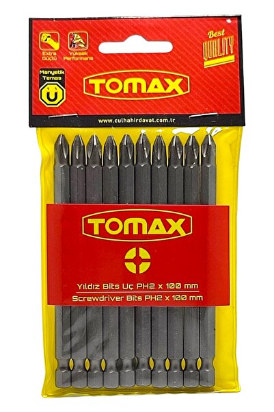 Tomax Yıldız Vidalama Uc Yıldız Vidalama Ucları Hırdavat Vidalama Ucları Bits...
