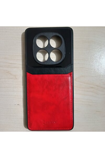 Zebana Lens Deri Kılıf Xiaomi Redmi Note 14 Pro Plus Uyumlu