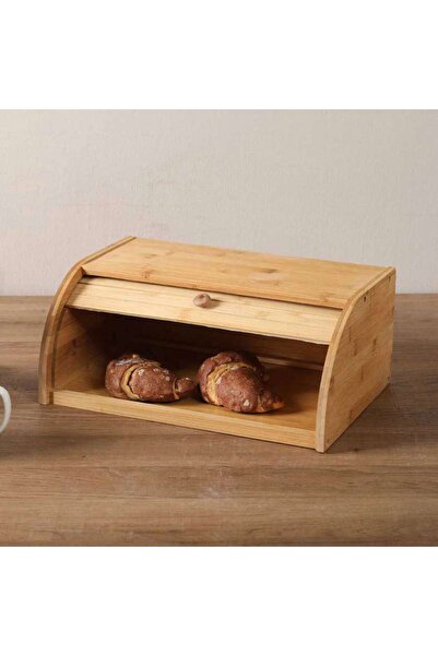 PAN HOME Natura Bamboo Bread Bin 34x22x14cm -natural