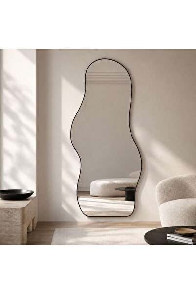 PAN HOME مرآة حائط لوبو 80x180 سم - أسود