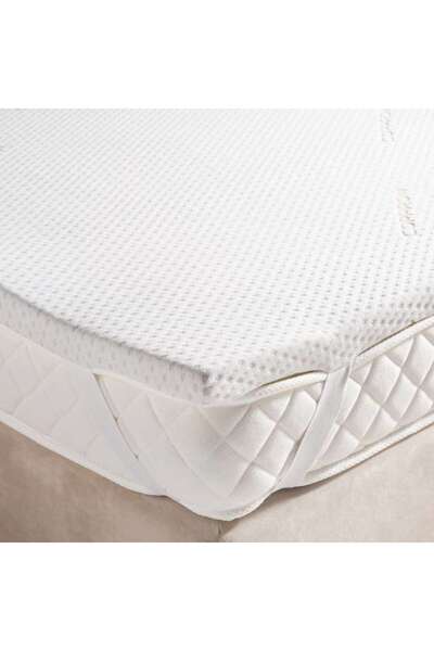 PAN HOME Balance Copper Infused Memory Foam Mattress Topper 90x200x4cm-white