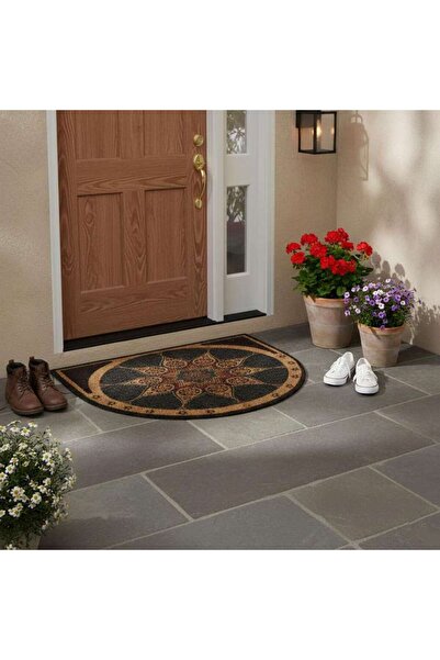 PAN HOME Zenna Printed Door Mat 93x98cm - Blue