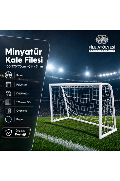 Nodes Minyatür Kale Filesi – Standart - (Sadece File İçerir) - 100*170*70cm