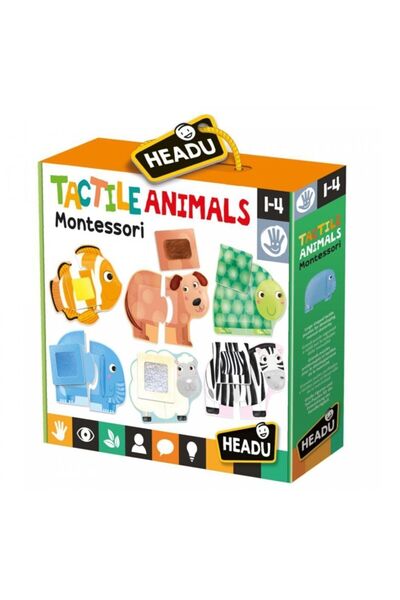 Headu Tactile Animals Montessori (1-4 Years)