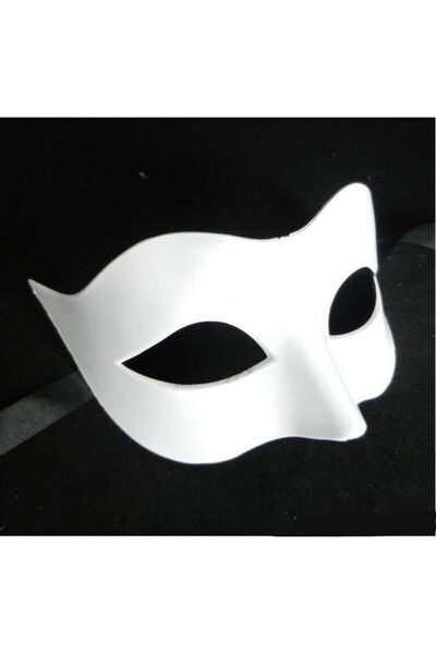 Beyaz At Beyaz Renk Masquerade Kostüm Partisi Venedik Balo Maskesi