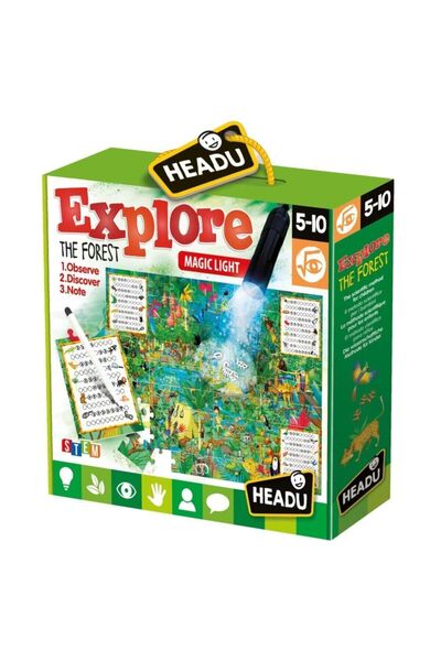 carioca Headu Explore the Forest Magic Lantern Activity Puzzle-ıt22304