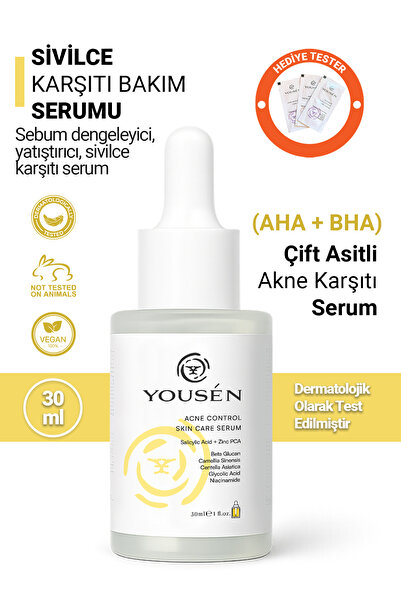 Yousen Akneye Eğilimli Ciltler İçin Mikrobiyom Destekleyici Akne Karşıtı Seru...
