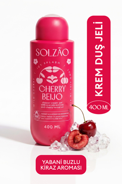 SOLZAO Peeling etkili Besleyici Vitaminli Acerola Özlü Ve Kiraz Çekirdeği Yağ...