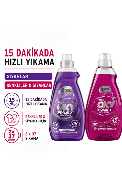 MR.OXY Mr. Oxy Fast Hızlı Yıkama Sıvı Çamaşır Deterjan Siyahlar & Renklikler ...