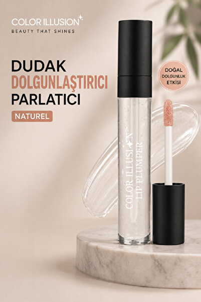 Hunca Life Color Illusion Dudak Dolgunlaştırıcı Parlatıcı Naturel 5,5 Ml
