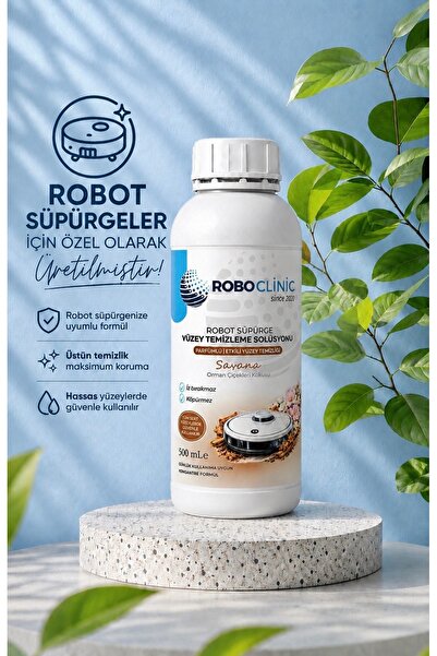 Roboclinic Robot Süpürge Deterjanı Solüsyonu ( Robot Süpürge Suyu, Mop Suyu, ...