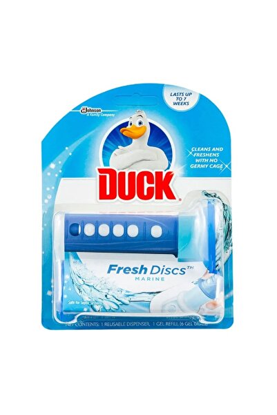 DUCK Odorizant de toaletă tip gel FRESH DISCS DEVICE + REUMPLERE 36ML