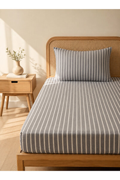 Boreas Home Lines Premium Ranforce Lastikli Çarşaf & Yastık Kılıfı Seti – 100...