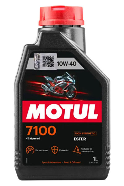 Motul 7100 4t 10W40 1l (Yenilenen Ambalaj/Yeni Üretim Tarihli)